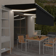 Luifel 6x3 m automatisch rolgordijn met led en windsensor
