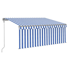 Luifel Automatisch Met Gordijn Led Windsensor 3X2,5 M 3 x 2.5 m