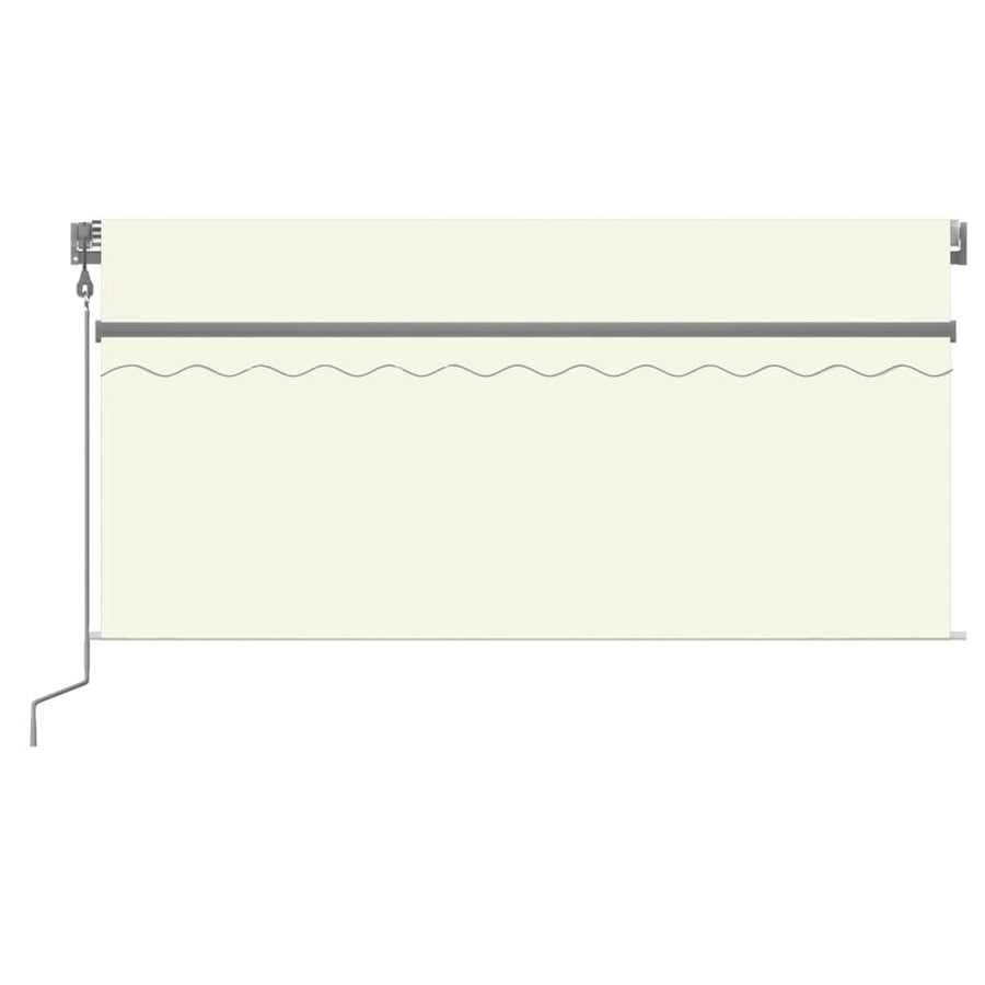 Luifel Automatisch Met Rolgordijn Led Windsensor 3X2,5 M 3 x 2.5 m