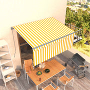 Luifel 3,5x2,5 m geel wit