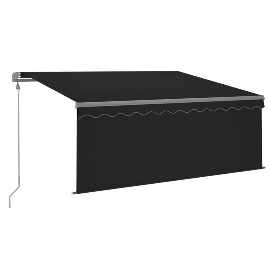Luifel Met Rolgordijn, Led En Windsensor 3,5X2,5 M 3.5 x 2.5 m