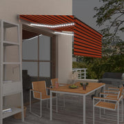 Luifel 3,5x2,5 m met rolgordijn led windsensor