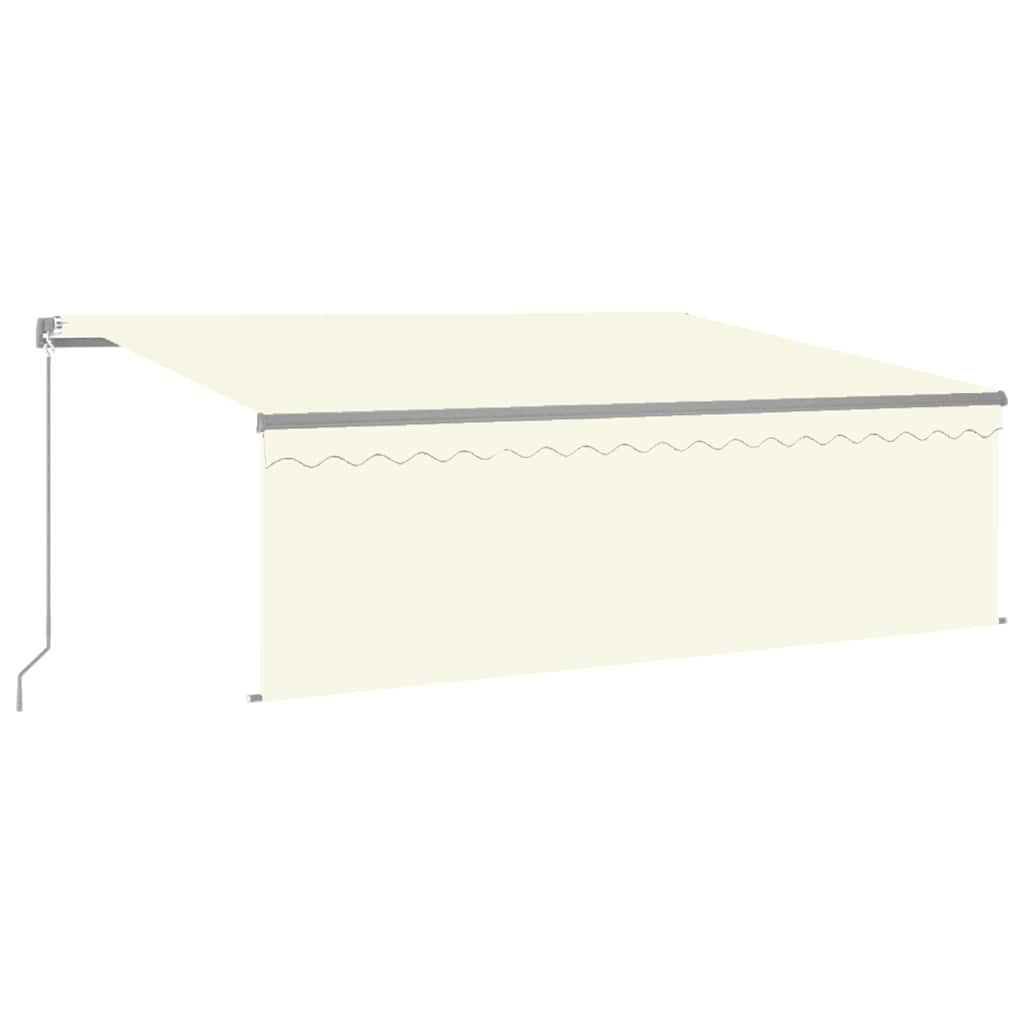 Luifel Handmatig Uittrekbaar Met Rolgordijn 4,5X3 M Kleur 4.5 x 3 m