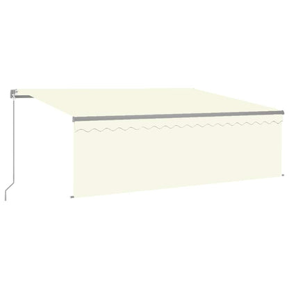 Luifel Handmatig Uittrekbaar Met Rolgordijn 4,5X3 M Kleur 4.5 x 3 m