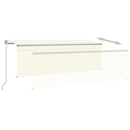Luifel Handmatig Uittrekbaar Met Rolgordijn 4,5X3 M Kleur 4.5 x 3 m