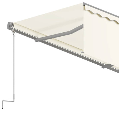 Luifel Handmatig Uittrekbaar Met Rolgordijn 4,5X3 M Kleur 4.5 x 3 m