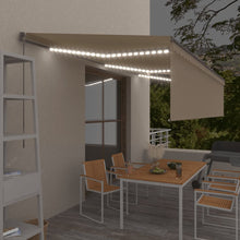 Luifel Handmatig Uittrekbaar Met Rolgordijn En Led 6 x 3 m