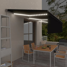 Luifel Handmatig Uittrekbaar Met Rolgordijn Led 6 x 3 m
