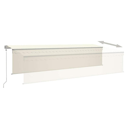 Luifel Automatisch Met Rolgordijn Led Windsensor 6 x 3 m
