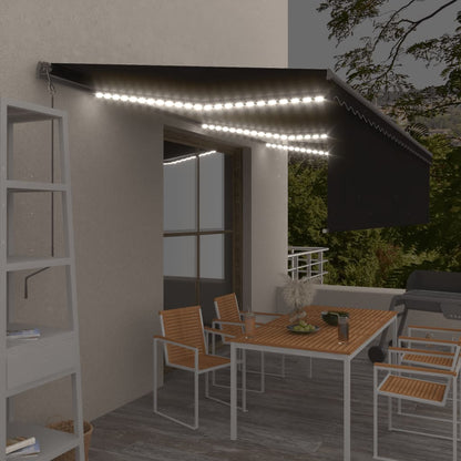 Luifel Automatisch Rolgordijn Led Windsensor 6 x 3 m