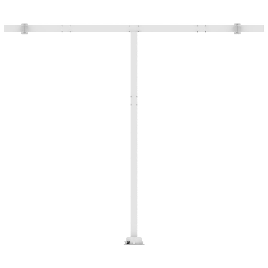 Luifel Handmatig Uittrekbaar Met Led Oranje En Bruin 300 x 250 cm Multikleur