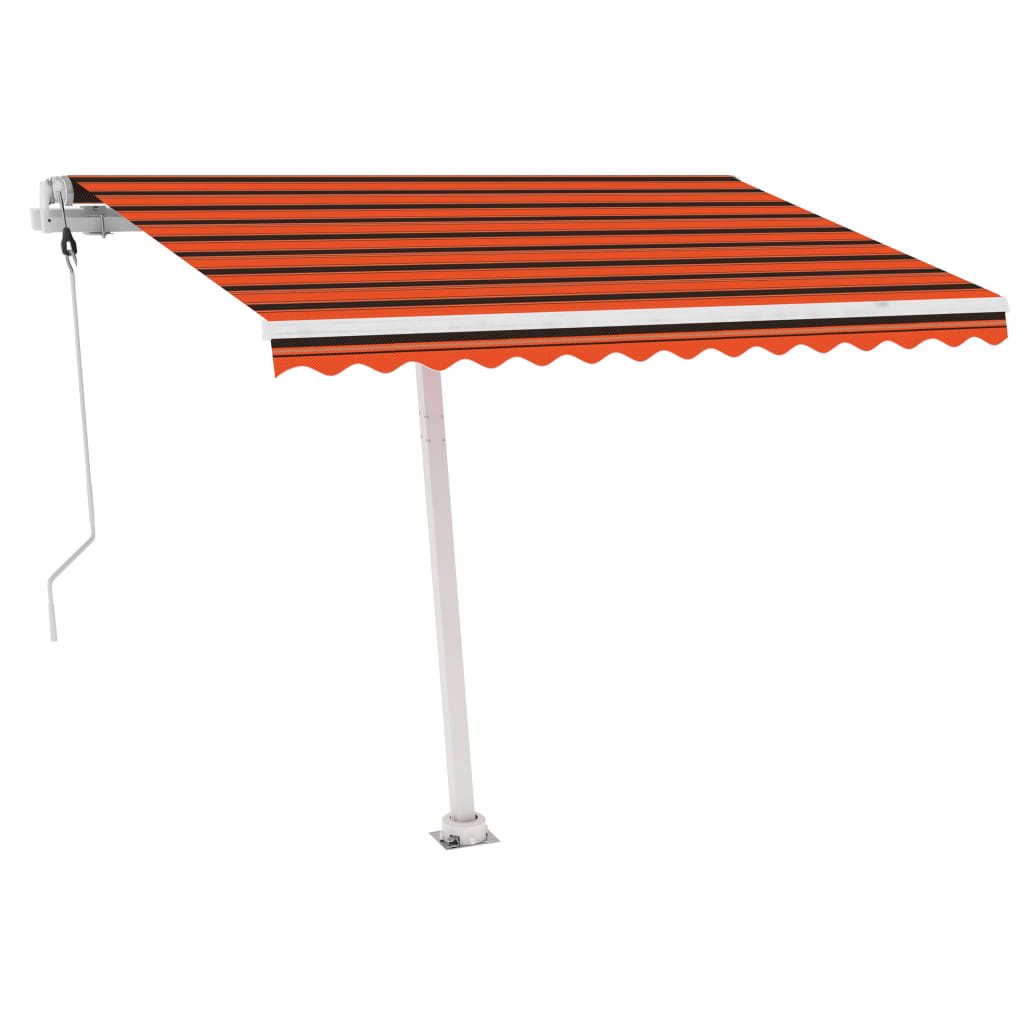 Luifel Vrijstaand Automatisch Oranje En Bruin 300 x 250 cm Multikleur