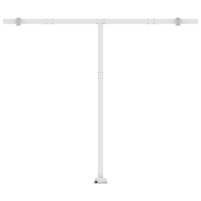 Luifel Vrijstaand Handmatig Uittrekbaar Oranje Bruin 350 x 250 cm Multikleur
