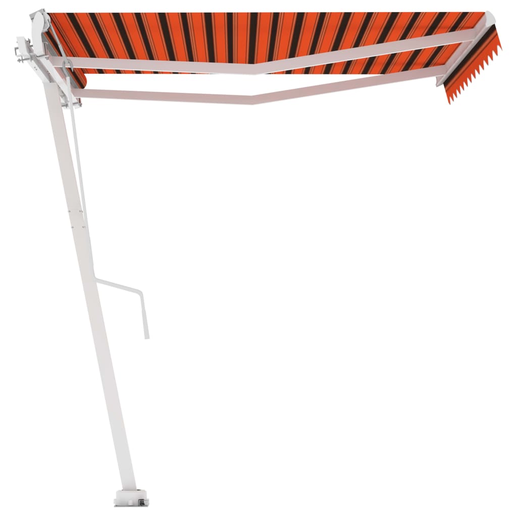 Luifel Vrijstaand Automatisch Oranje En Bruin 350 x 250 cm Multikleur