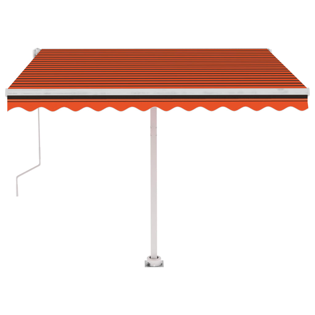 Luifel Vrijstaand Automatisch Oranje En Bruin 350 x 250 cm Multikleur