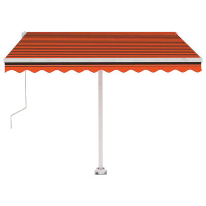 Luifel Vrijstaand Automatisch Oranje En Bruin 350 x 250 cm Multikleur