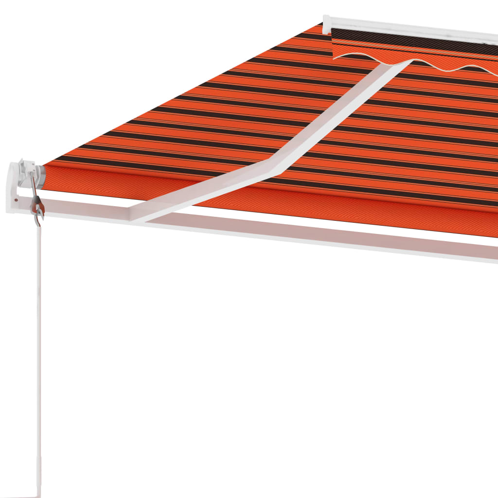 Luifel Vrijstaand Automatisch Oranje En Bruin 350 x 250 cm Multikleur