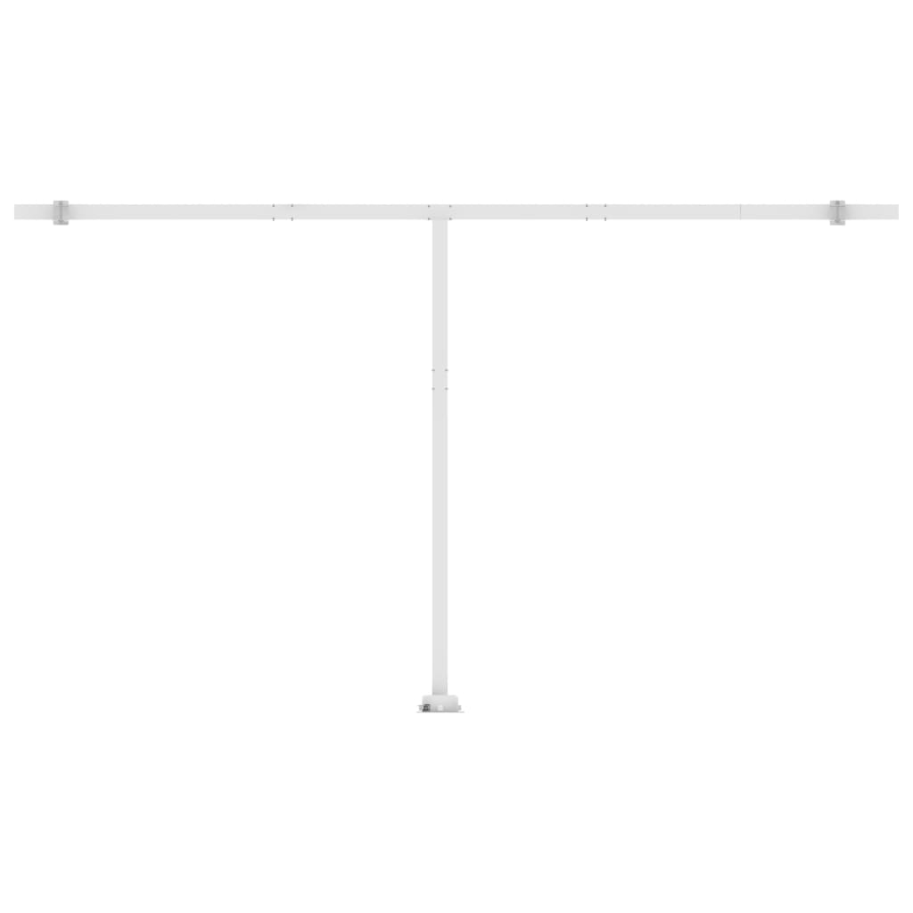 Luifel vrijstaand handmatig uittrekbaar 500x300 cm antraciet