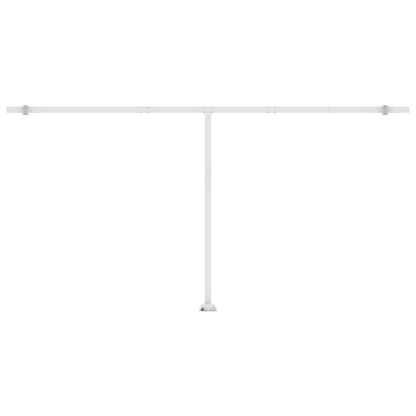 Luifel vrijstaand automatisch 600x300 cm crèmekleurig