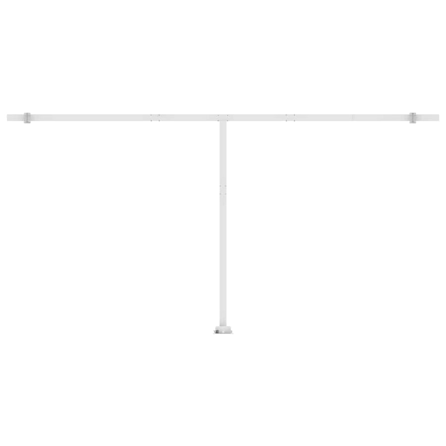 Luifel vrijstaand automatisch 600x300 cm crèmekleurig