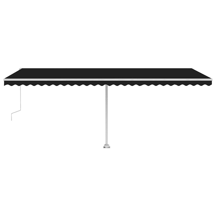 Luifel vrijstaand automatisch 600x300 cm antracietkleurig