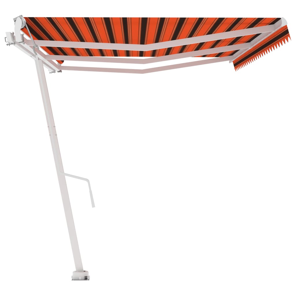 Luifel Vrijstaand Automatisch Oranje En Bruin 600 x 300 cm Multikleur