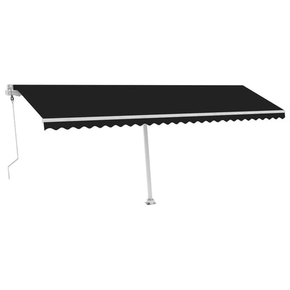 Luifel Automatisch Met Led En Windsensor 600X300 Cm Antraciet 600 x 300 cm