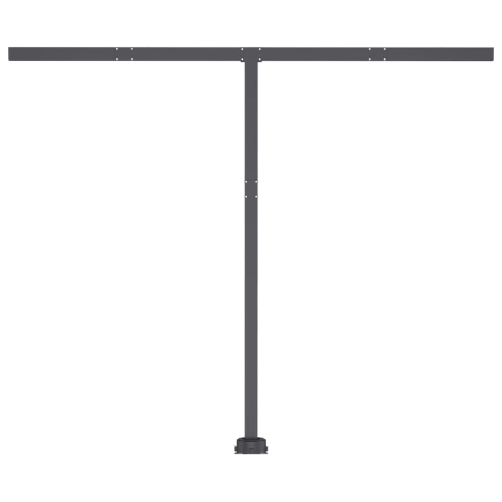 Luifel Vrijstaand Handmatig Uittrekbaar Kleurig 300 x 250 cm Crème