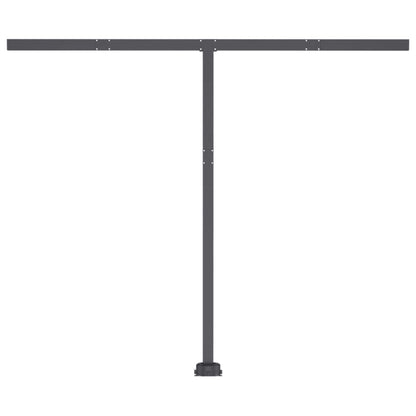 Luifel Handmatig Uittrekbaar Met Led Kleurig 350 x 250 cm Crème