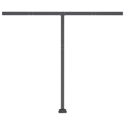 Luifel Handmatig Uittrekbaar Met Led Oranje En Bruin 350 x 250 cm Multikleur