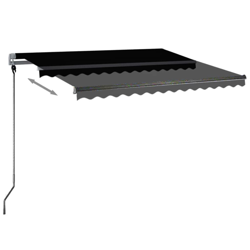 Luifel Vrijstaand Automatisch Kleurig 350 x 250 cm Antraciet