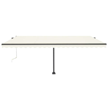 Luifel Automatisch Met Led En Windsensor Kleur 500 x 300 cm Crème