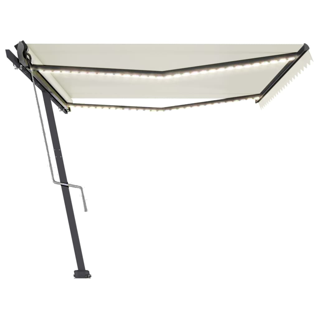Luifel Automatisch Met Led En Windsensor Kleur 500 x 300 cm Crème