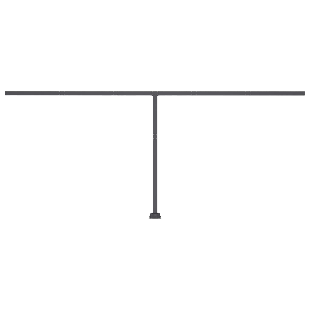 Luifel Automatisch Met Led En Windsensor 500 x 300 cm Geel en wit