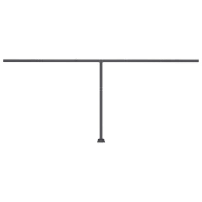 Luifel Automatisch Met Led En Windsensor 500 x 300 cm Geel en wit