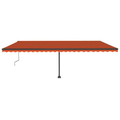 Luifel Vrijstaand Automatisch Oranje En Bruin 600 x 300 cm Multikleur