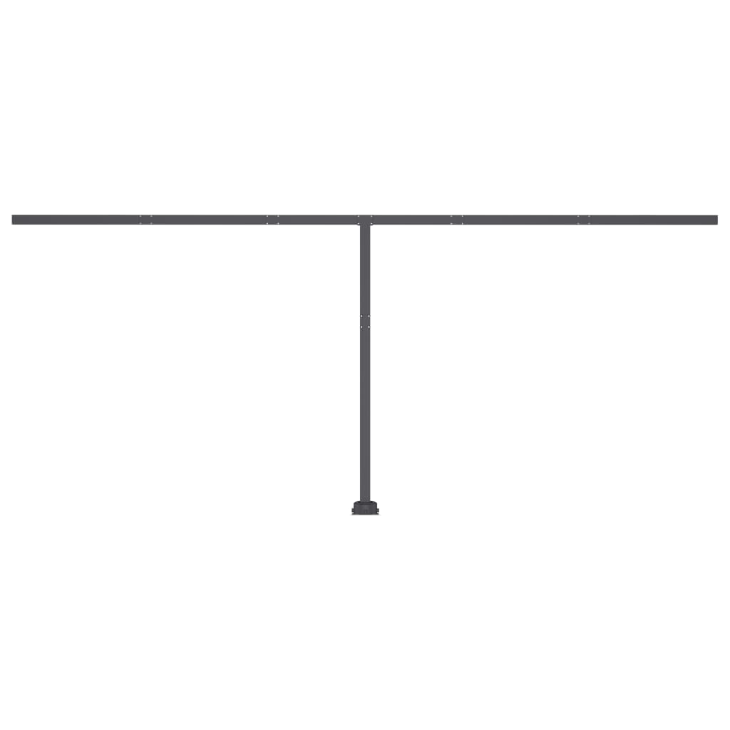 Luifel Vrijstaand Automatisch Oranje En Bruin 600 x 300 cm Multikleur