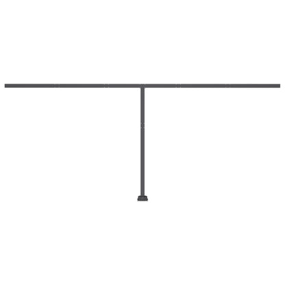 Luifel Automatisch Met Led Windsensor Oranje Bruin 600 x 300 cm Multikleur