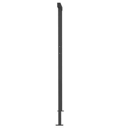 Luifel Handmatig Uittrekbaar Met Led 3,5X2,5 M 3.5 x 2.5 m Geel en wit