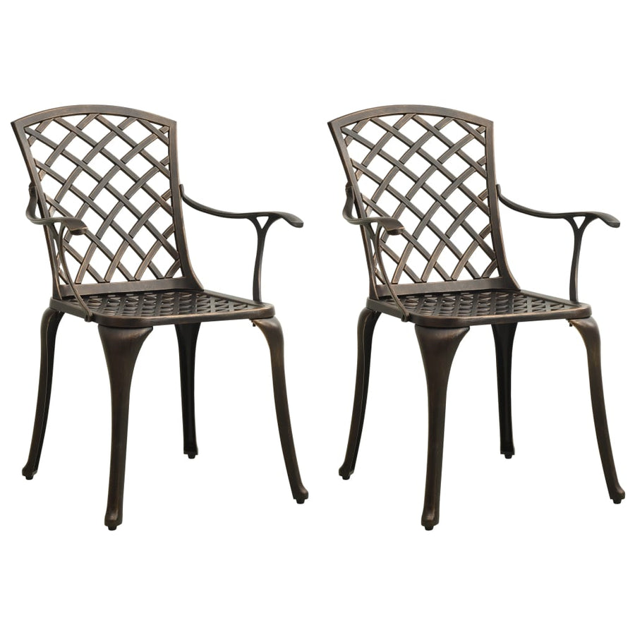 -Delige Bistroset Gietaluminium Kleurig 3 Brons