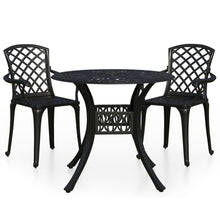 Bistroset gietaluminium 3 Zwart