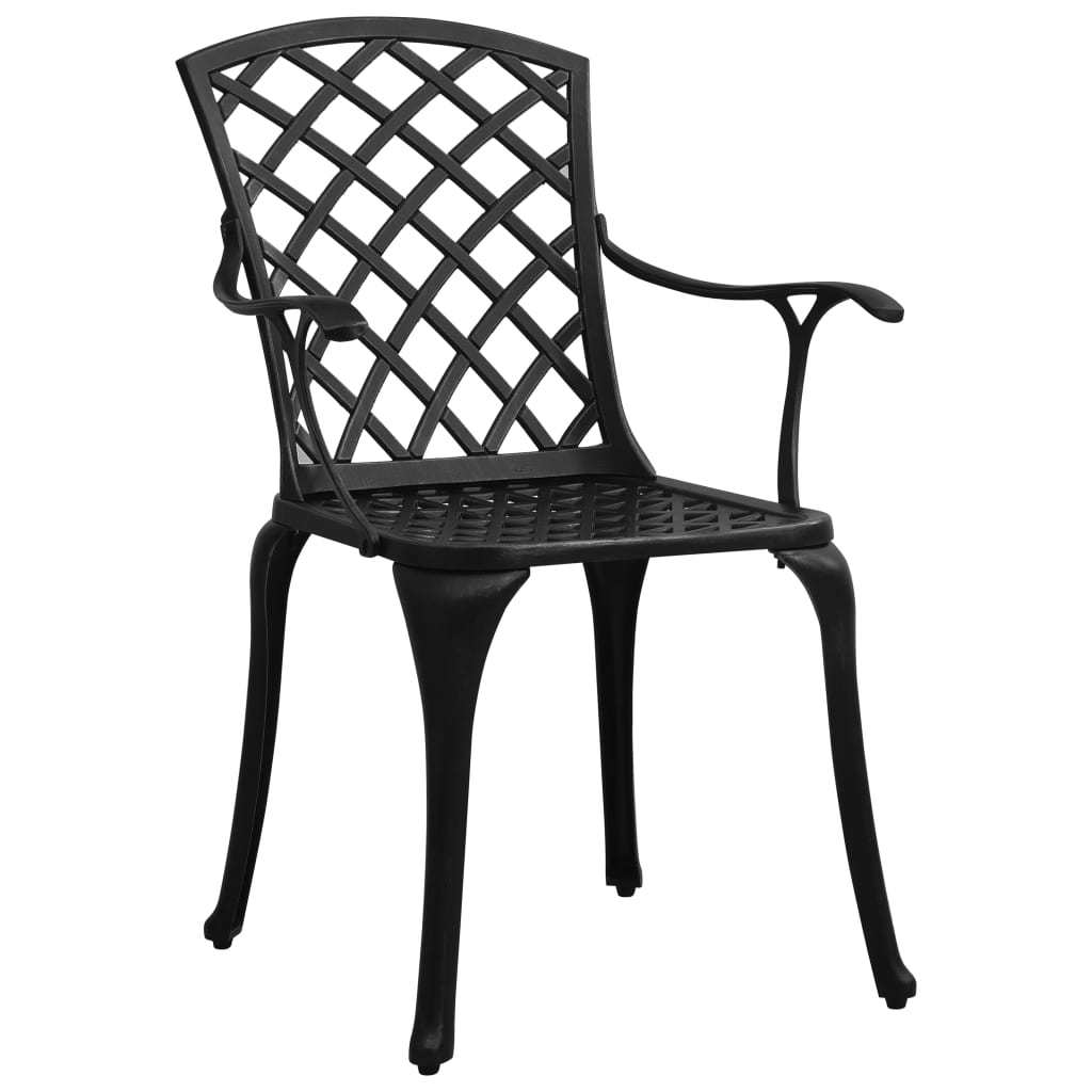 Bistroset gietaluminium 3 Zwart