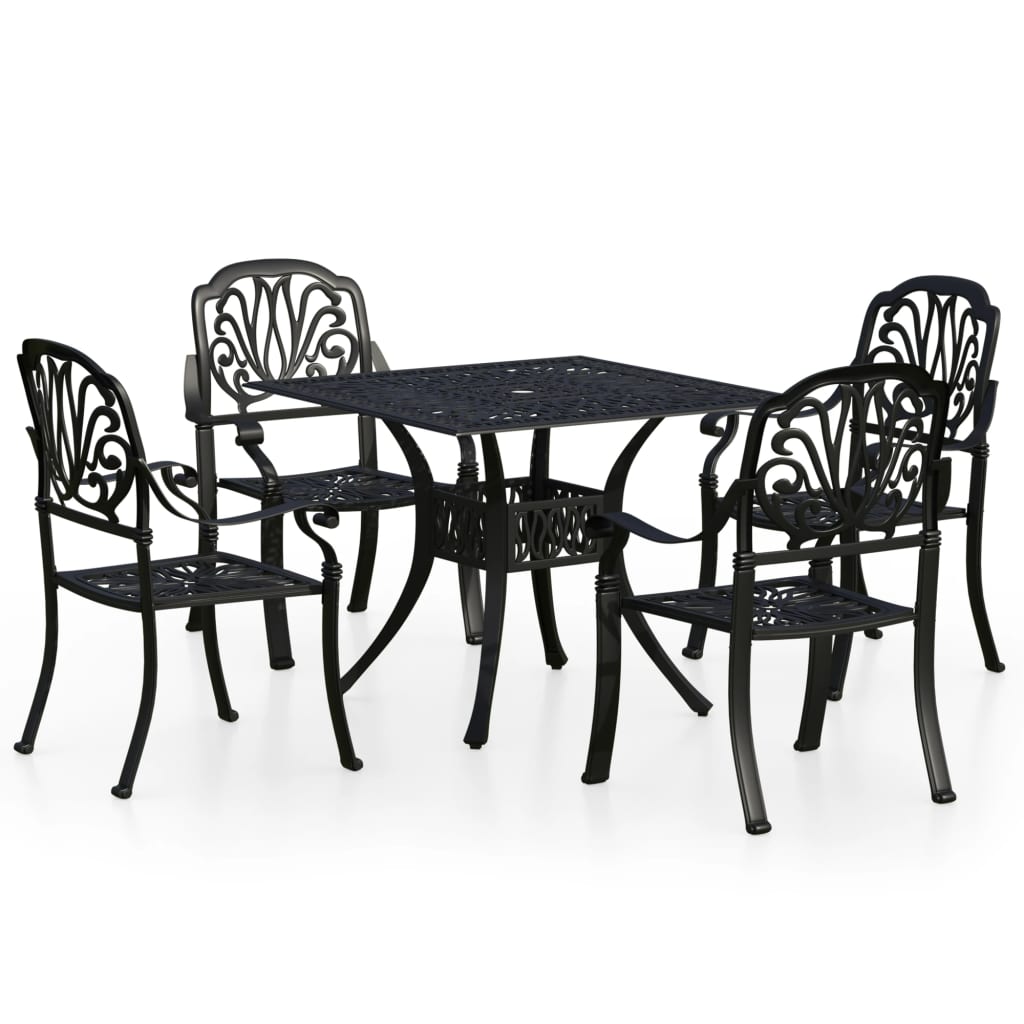 5-Delige Bistroset Gietaluminium 4