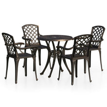 -Delige Bistroset Gietaluminium Kleurig 5 Brons