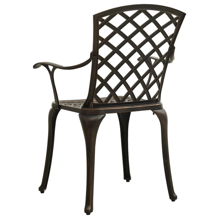 -Delige Bistroset Gietaluminium Kleurig 5 Brons