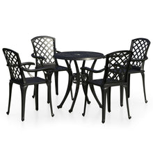 -Delige Bistroset Gietaluminium 5 Zwart