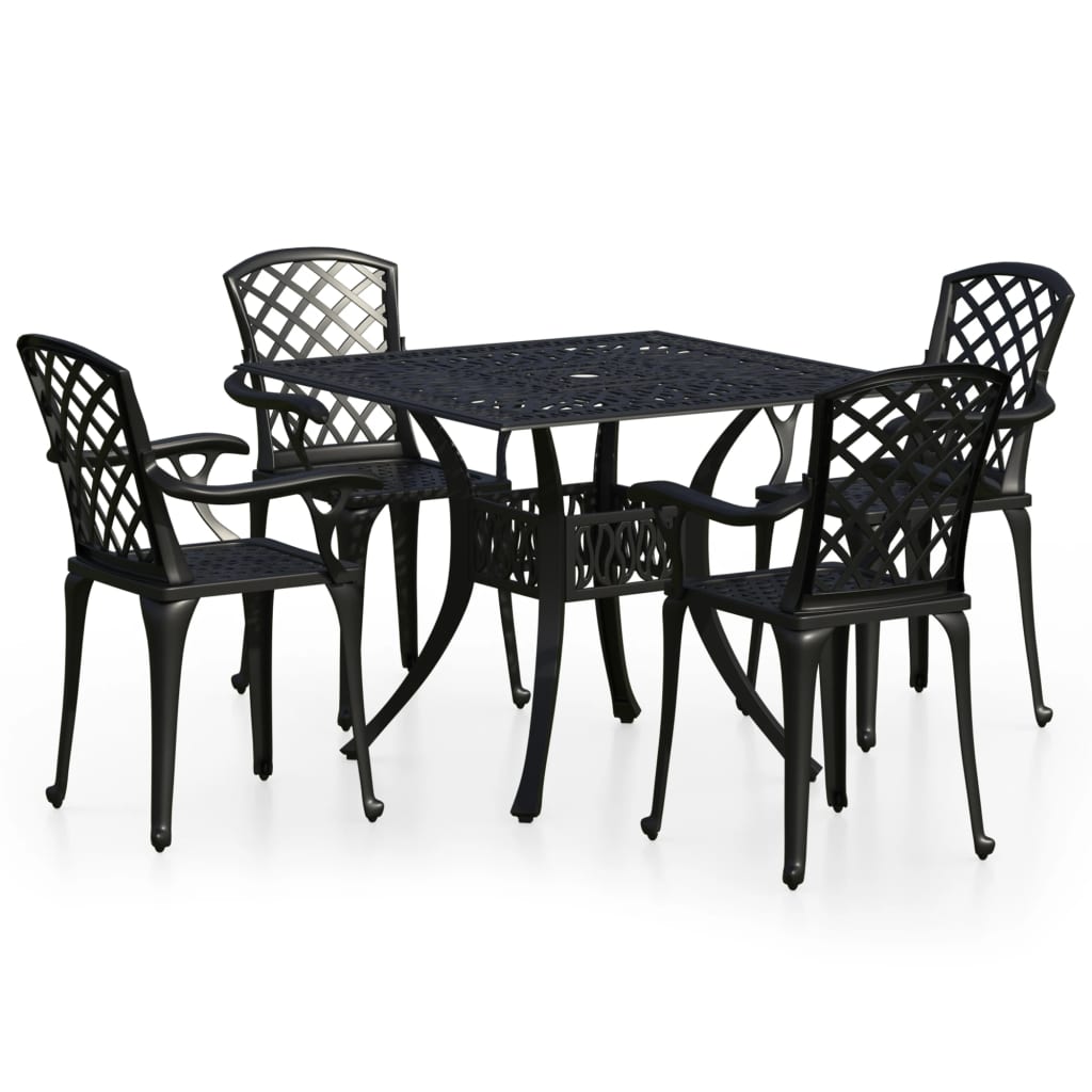 5-Delige Bistroset Gietaluminium 4