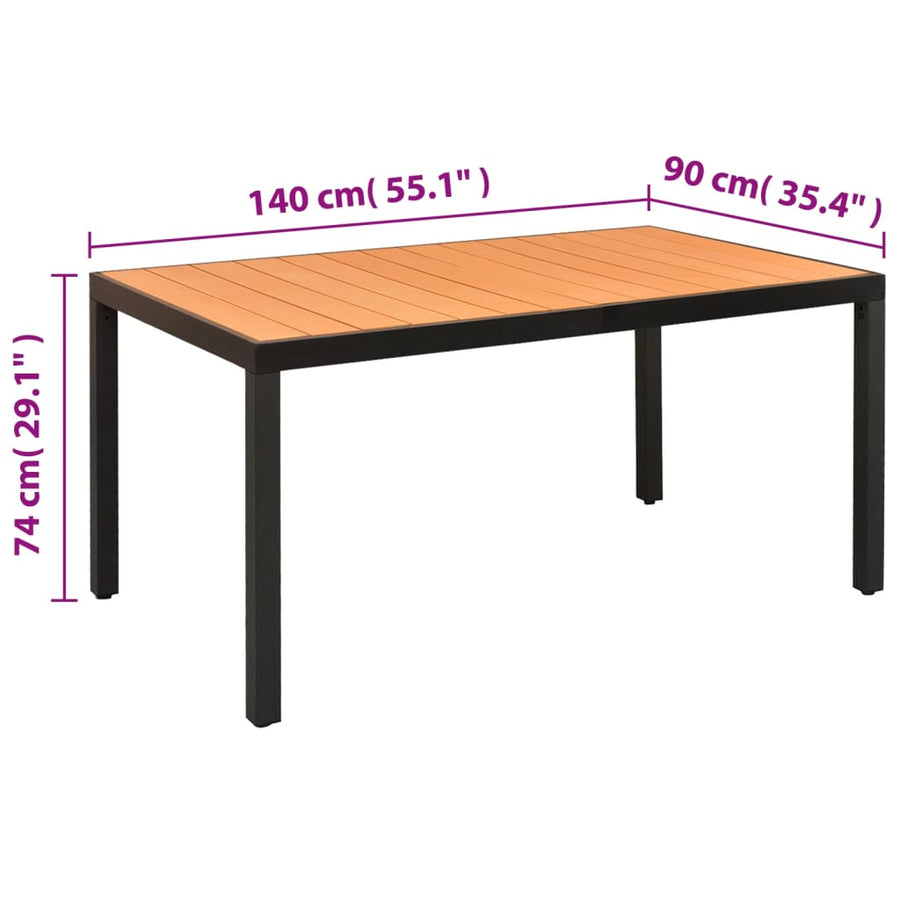 Tuinset Aluminium 7