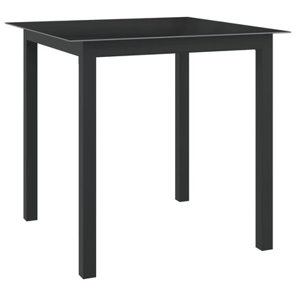 -Delige Tuinset Aluminium Antracietkleurig 5