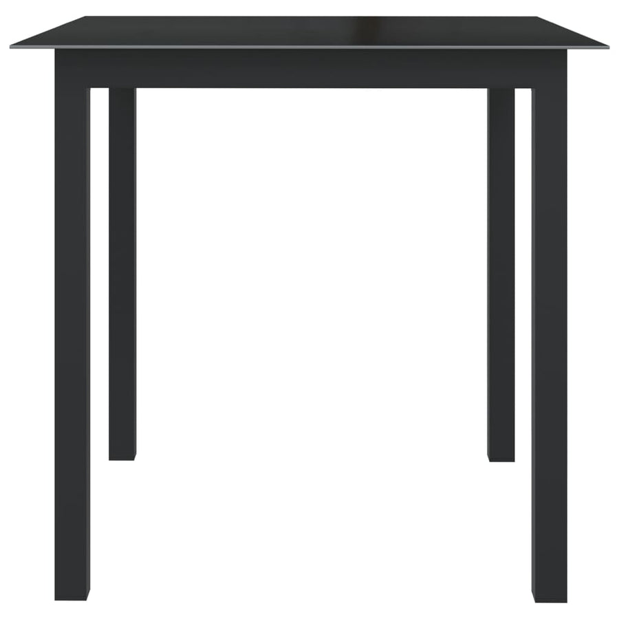-Delige Tuinset Aluminium Antracietkleurig 5